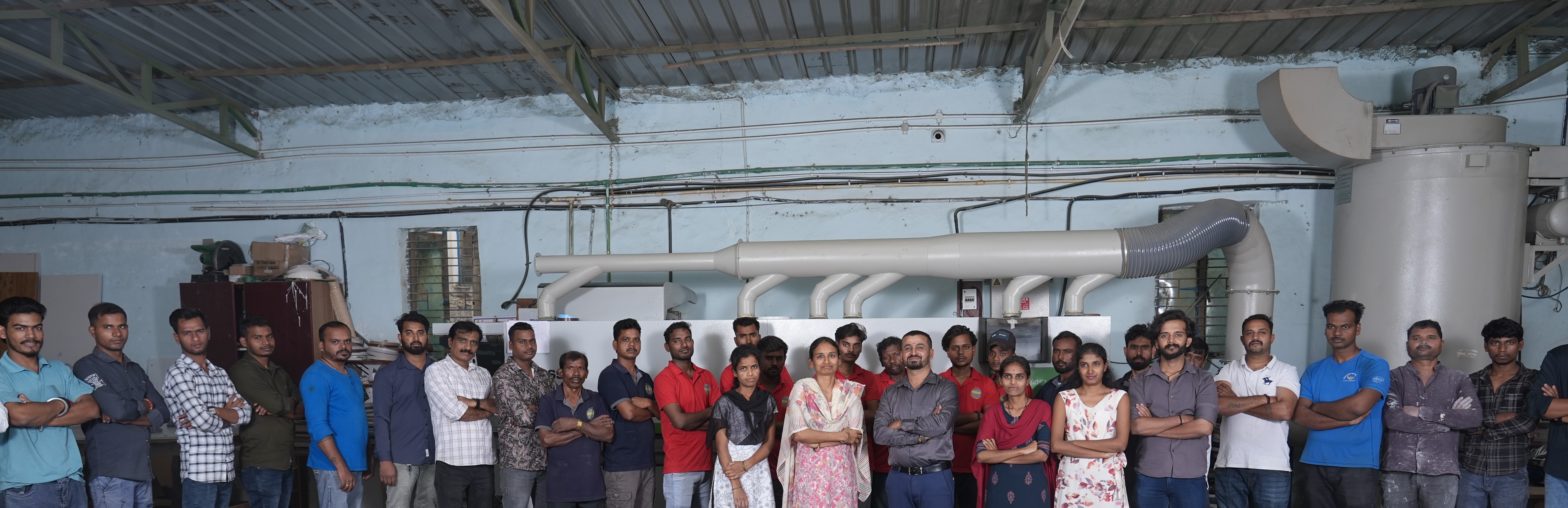 The Ferrum Products team at the Bengaluru manufacturing facility