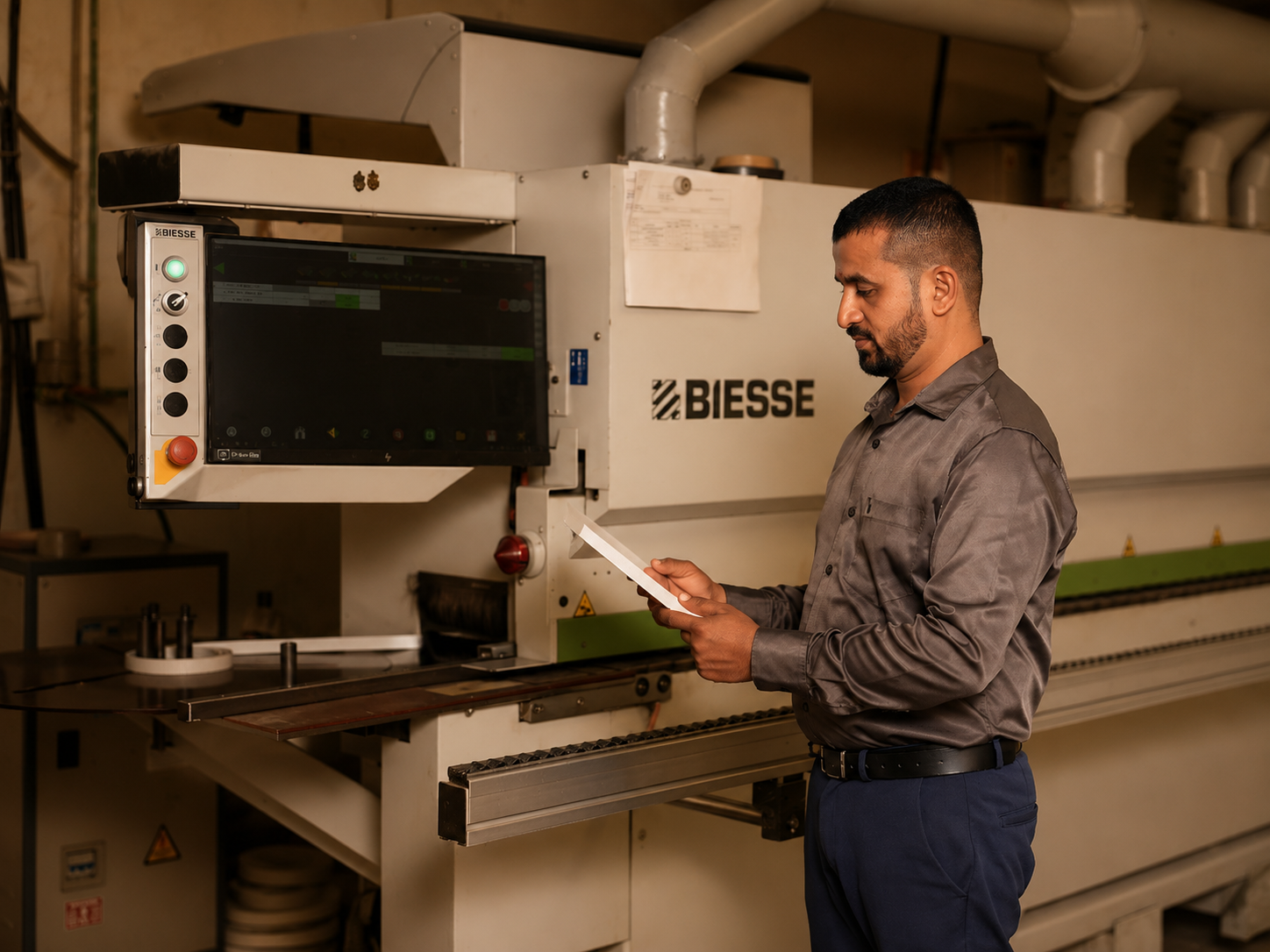 Interior manufacturing workshop